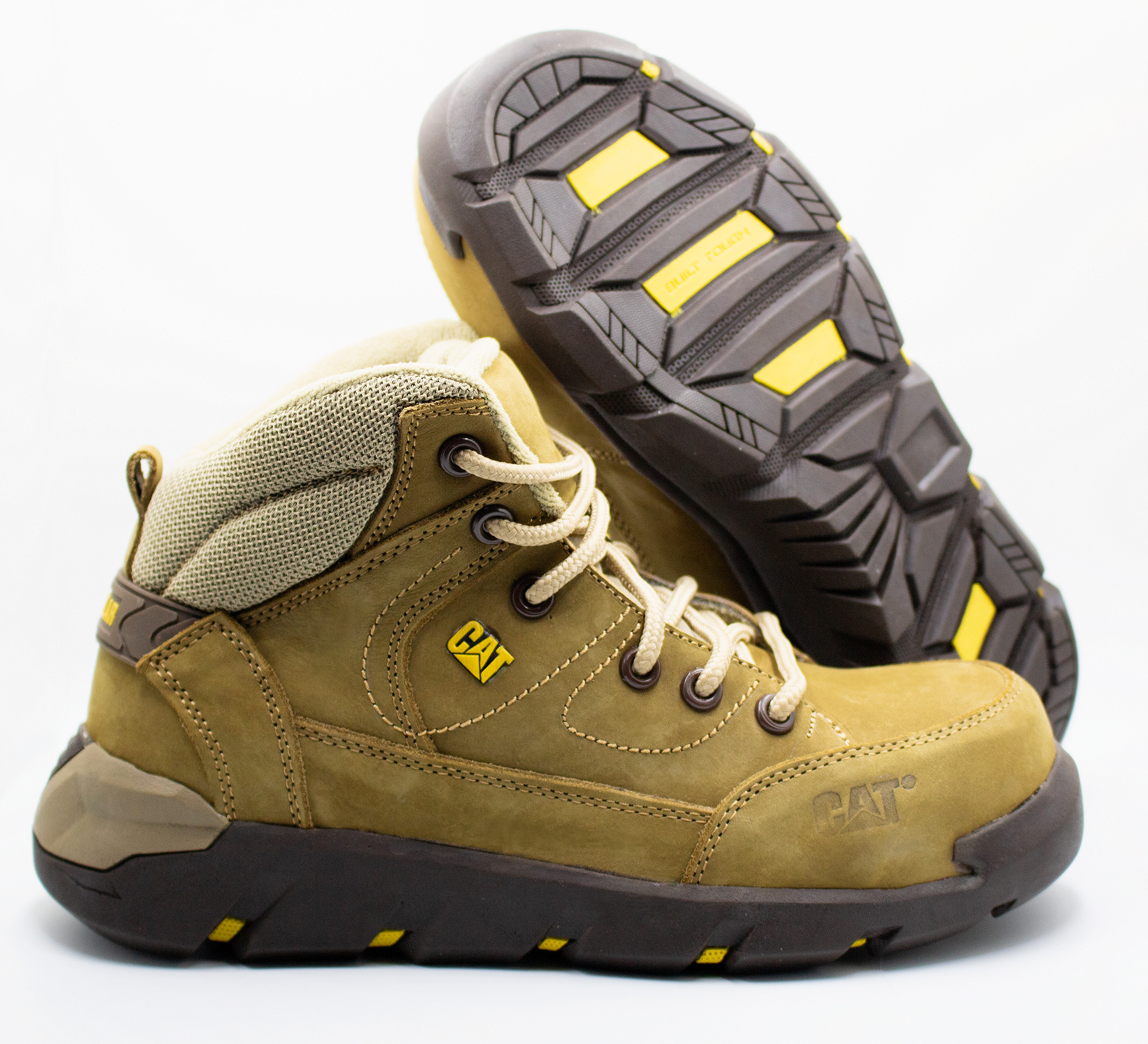 Botas Caterpillar 019 Ocre Con Puntera